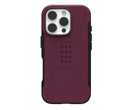 Etui do telefonów UAG Civilian Magsafe do iPhone 16 Pro Max bordeaux